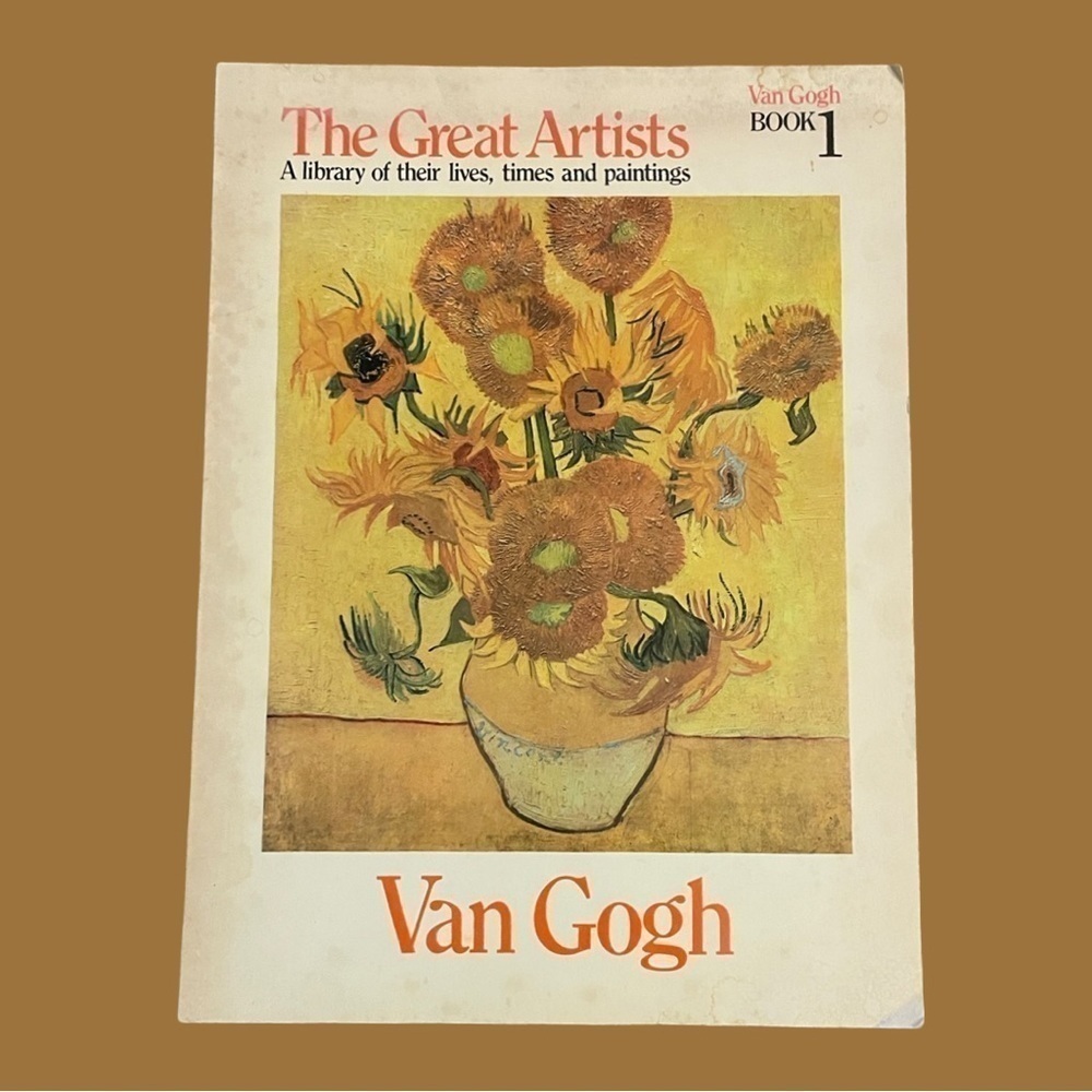 Van Gogh Book 1. The Great Artists; A library of their lives, times paintings.